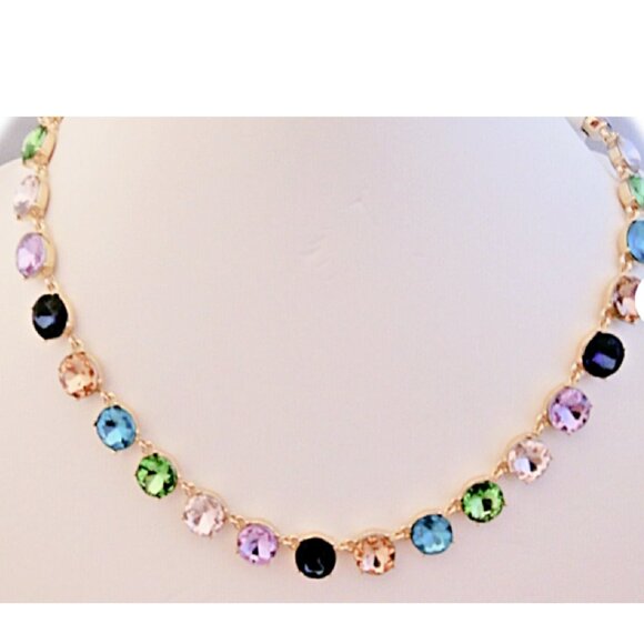 Banana Republic Rainbow Gem Necklace SOLD OUT - Picture 1 of 6